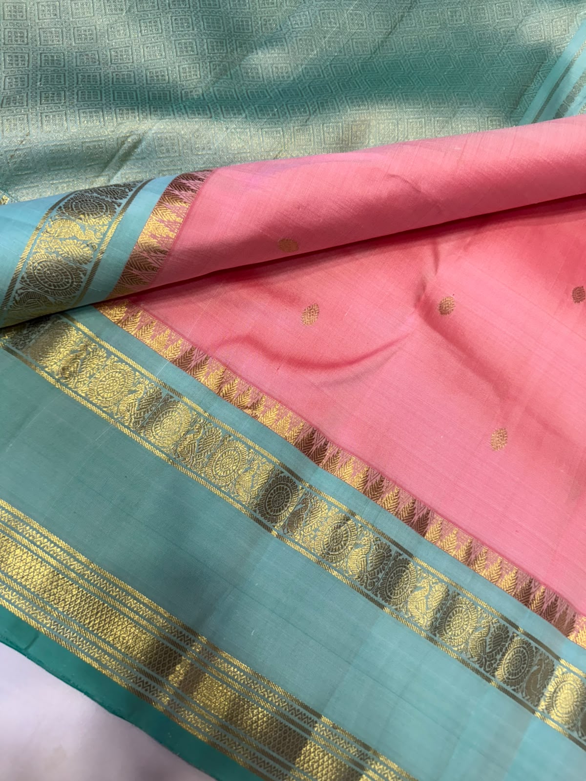 Pure Kanchipuram Traditional Handloom Silk Sarees